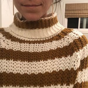 Stripped turtleneck